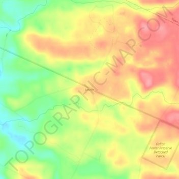 Mappa topografica Lotville, altitudine, rilievo