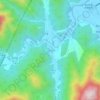 Mappa topografica 溪源宫村, altitudine, rilievo