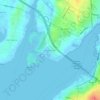 Mappa topografica Brayton Point, altitudine, rilievo