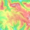 Mappa topografica Borie Nove, altitudine, rilievo