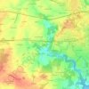 Mappa topografica Penhouët, altitudine, rilievo