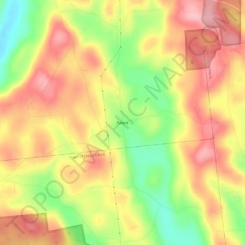 Mappa topografica Patent, altitudine, rilievo