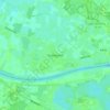 Mappa topografica Overasselt, altitudine, rilievo