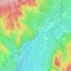 Mappa topografica Le Bosquet, altitudine, rilievo