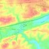 Mappa topografica Pomeroy, altitudine, rilievo