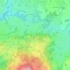 Mappa topografica Les Genêts, altitudine, rilievo