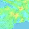 Mappa topografica Ker Eugène, altitudine, rilievo