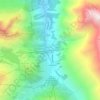Mappa topografica Mandarfen, altitudine, rilievo