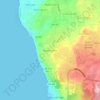 Mappa topografica Reparto Aguiar, altitudine, rilievo