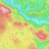 Mappa topografica Štanjel, altitudine, rilievo