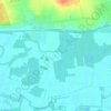 Mappa topografica Le Pré d'Ahant, altitudine, rilievo