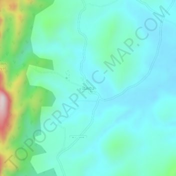 Mappa topografica Itaitu, altitudine, rilievo