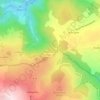 Mappa topografica Col de la Pelletière, altitudine, rilievo