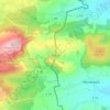 Mappa topografica Reine, altitudine, rilievo