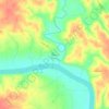 Mappa topografica Kilbourn, altitudine, rilievo