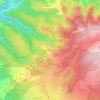Mappa topografica Sarméger, altitudine, rilievo