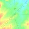 Mappa topografica Cherokee, altitudine, rilievo