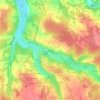 Mappa topografica La Maillerie, altitudine, rilievo