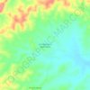 Mappa topografica Corregimiento Santa Clara, altitudine, rilievo
