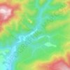 Mappa topografica Whare Flat, altitudine, rilievo