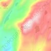 Mappa topografica Tiltill Mountain, altitudine, rilievo