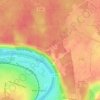 Mappa topografica Cèdre, altitudine, rilievo