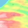 Mappa topografica Mont du Signal, altitudine, rilievo