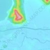Mappa topografica Waksai, altitudine, rilievo