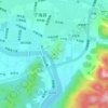 Mappa topografica 跃龙山, altitudine, rilievo