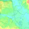 Mappa topografica South Anna, altitudine, rilievo