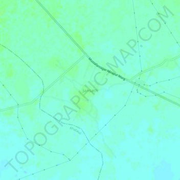 Mappa topografica Jansath, altitudine, rilievo