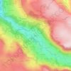 Mappa topografica Bagnac, altitudine, rilievo