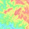 Mappa topografica Vereda Cucurucho, altitudine, rilievo