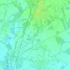 Mappa topografica Case Pillon, altitudine, rilievo