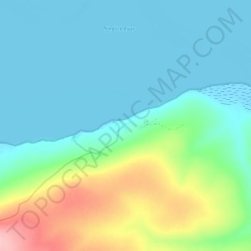 Mappa topografica Mertarvik, altitudine, rilievo