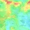 Mappa topografica Jarzé, altitudine, rilievo