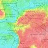 Mappa topografica Villiers-sur-Marne, altitudine, rilievo