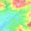 Mappa topografica La Burnière, altitudine, rilievo