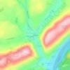 Mappa topografica Koonsville, altitudine, rilievo