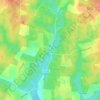 Mappa topografica Winterpock, altitudine, rilievo