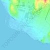 Mappa topografica Οικισμός "Φοίνικες", altitudine, rilievo