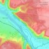 Mappa topografica Manitôt, altitudine, rilievo