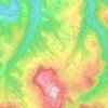 Mappa topografica Arnoux, altitudine, rilievo