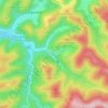Mappa topografica Grand Soldat, altitudine, rilievo