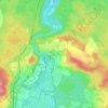 Mappa topografica Leutstetten, altitudine, rilievo