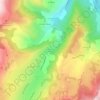 Mappa topografica Le Moulin du Vaysseau, altitudine, rilievo