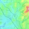 Mappa topografica Buena Creek, altitudine, rilievo