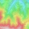 Mappa topografica Alm Rainer, altitudine, rilievo