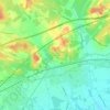 Mappa topografica Mas des Caves, altitudine, rilievo