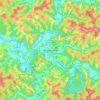 Mappa topografica Middlebourne, altitudine, rilievo